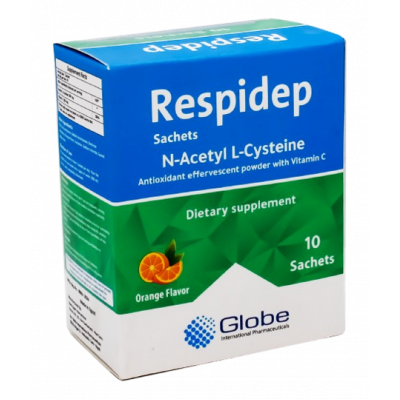RESPIDEP DIETARY SUPPLEMENT ( N - ACETYLCYSTEINE 300 MG + VITAMIN C 250 MG ) 10 SACHETS